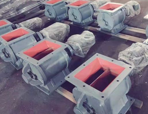 Discharge Star Type Unloader Rotary Airlock Valve Peralatan Penghapusan Debu YJD-HX-16