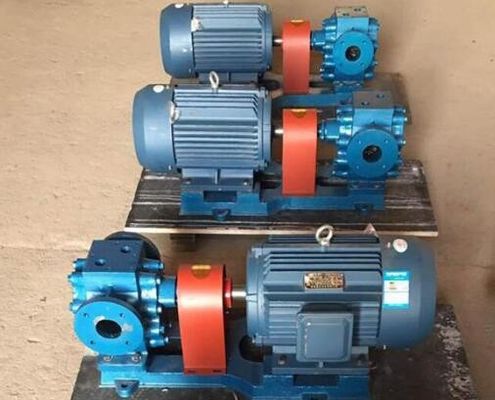 Pompa Minyak Berat Besi Cor RCB-5/0.8 Arc Gear Pumps Untuk Oli